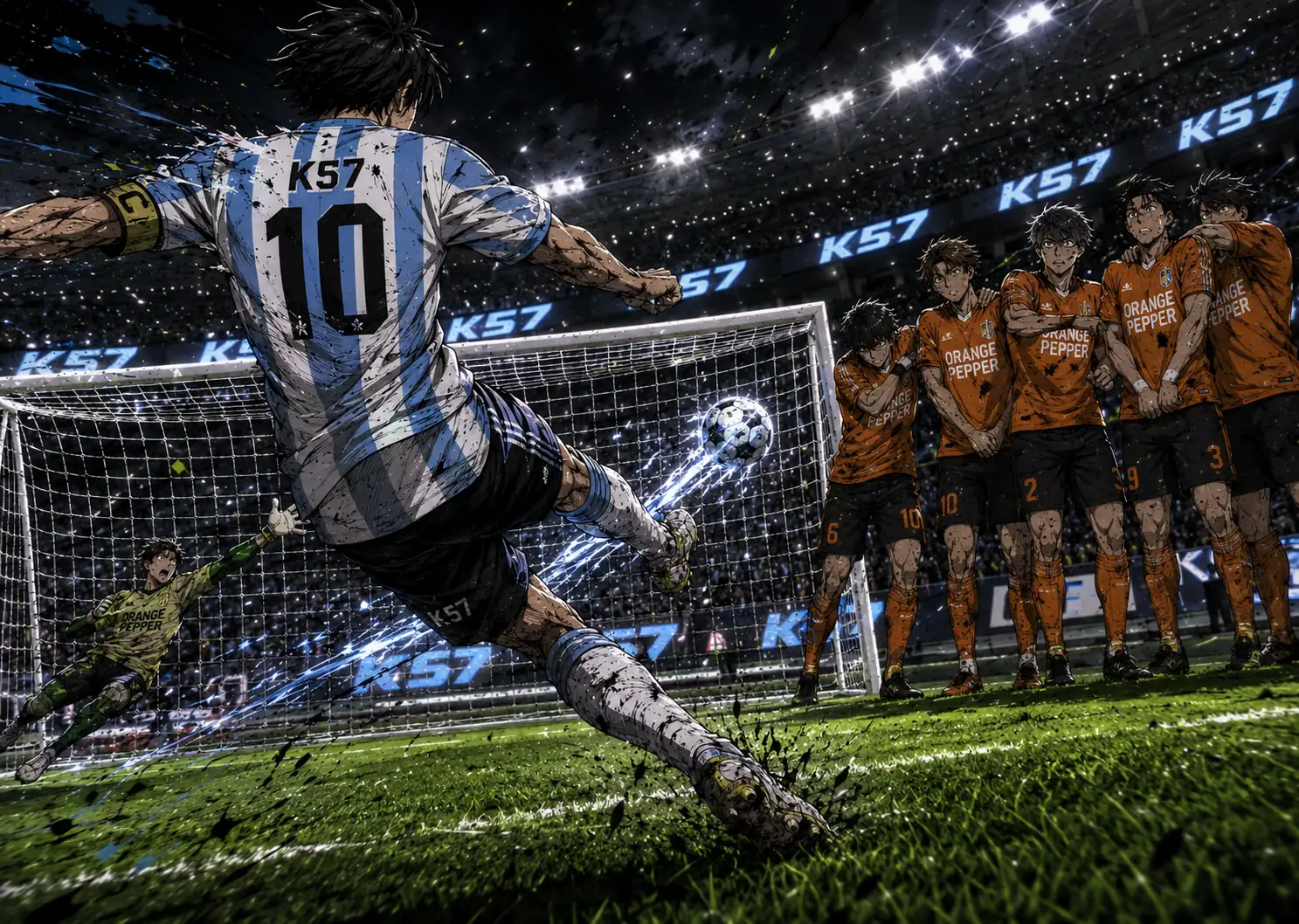 Cancha KICK57 de noche